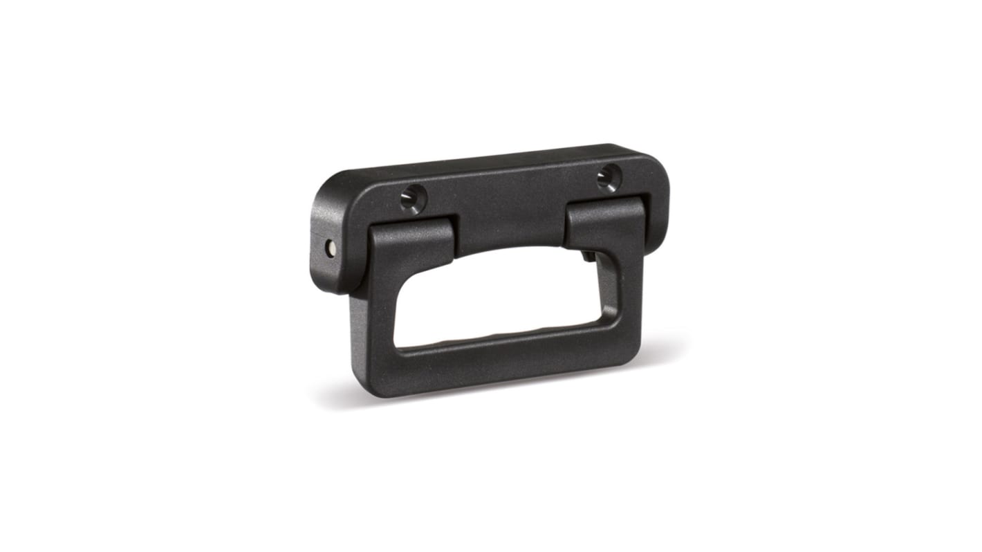 Tirador Elesa de PA Negro, 135mm x 74 mm x 20mm