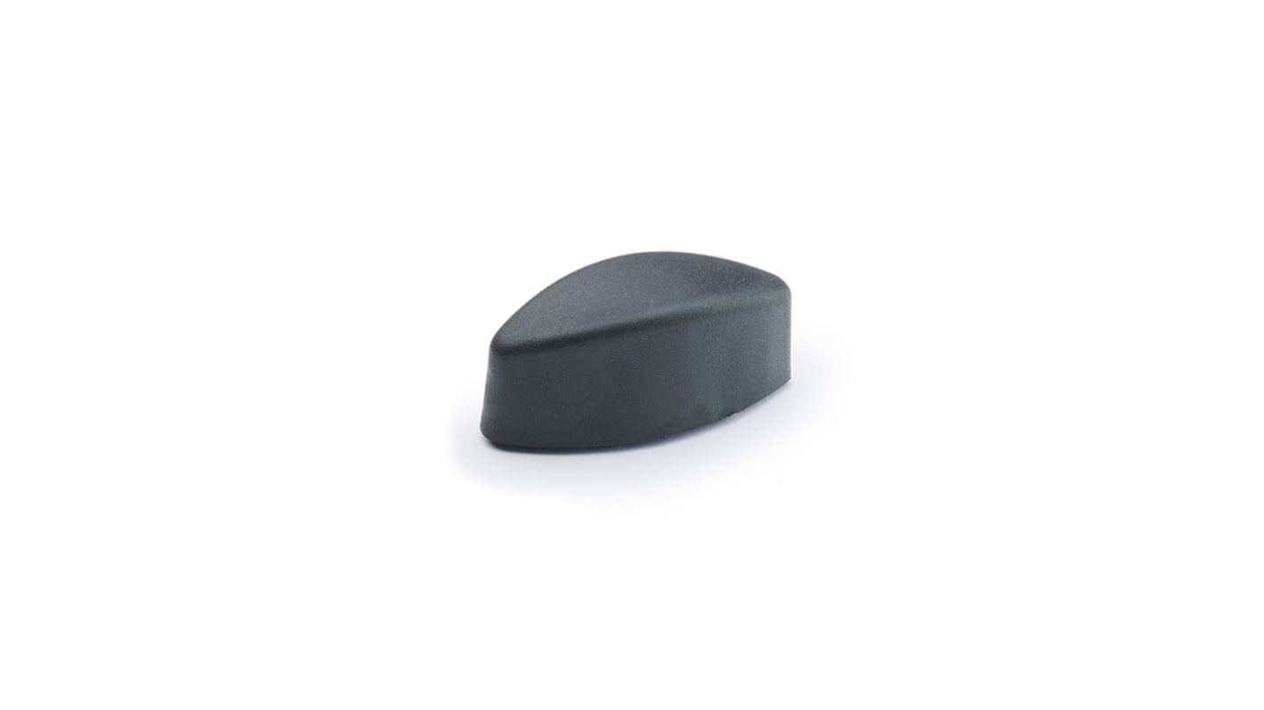 Elesa 8252 Black Glass Fibre Reinforced Polyamide Wing Knob, M4, Threaded Hole