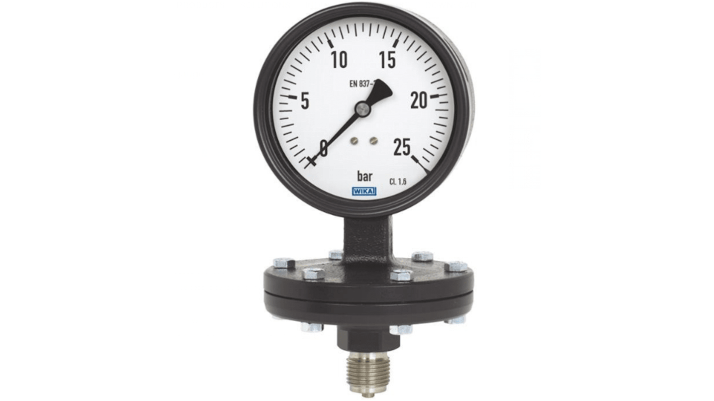 WIKA G 1/2 Analogue Pressure Gauge Bottom Entry, 48767521