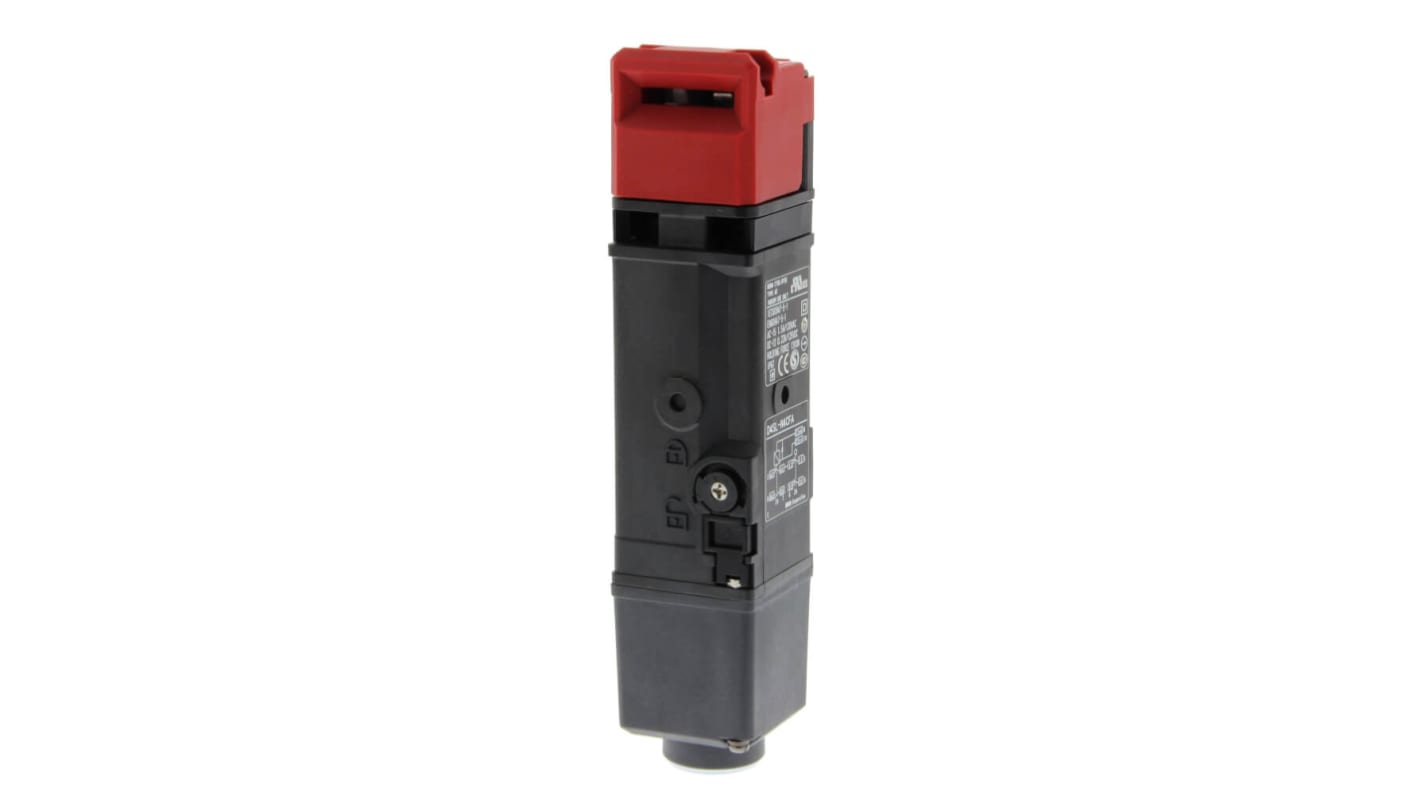 Omron D4SL-N Safety Interlock Switch, 2NC/1NO + 1NC/1NO, Keyed , Plastic, Mechanical Lock