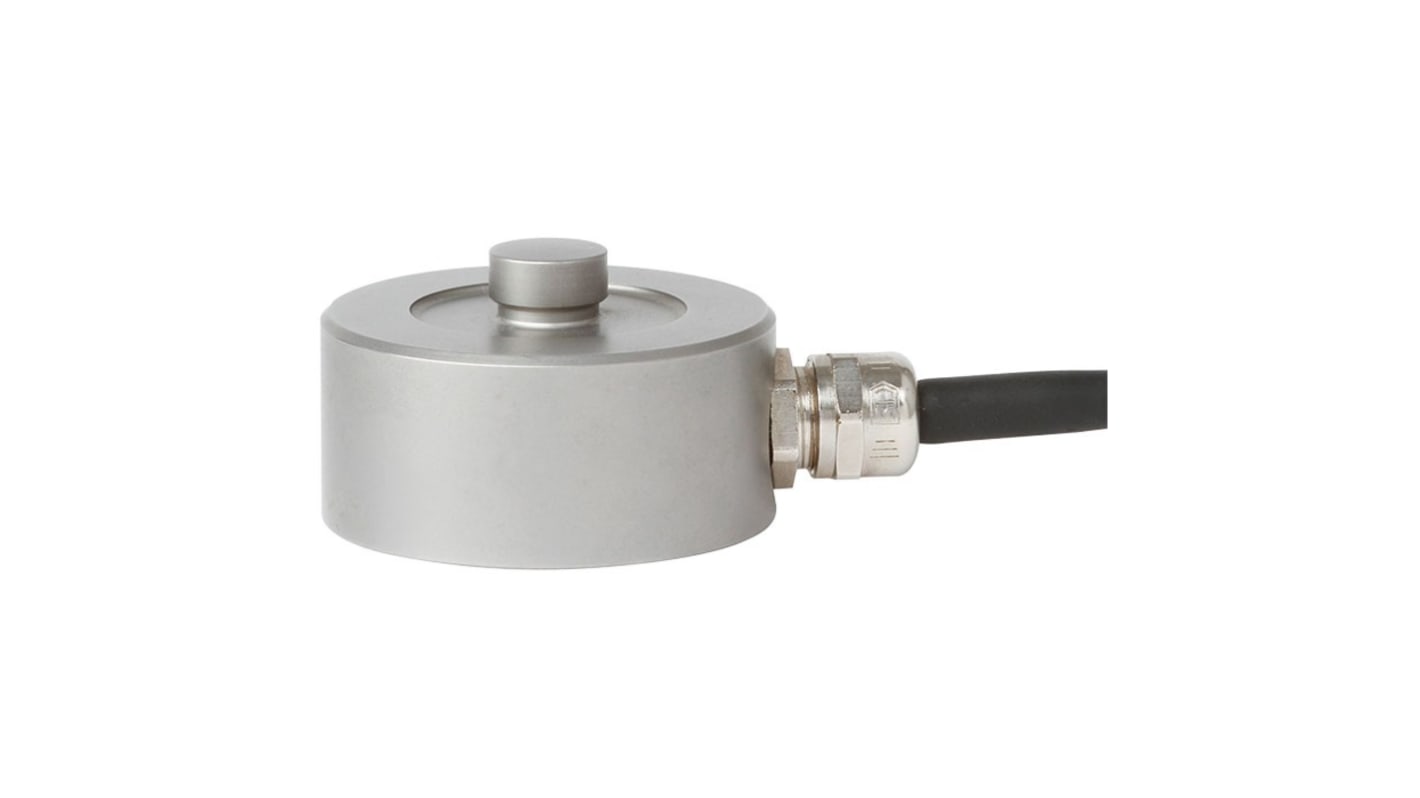 79102836 WIKA F1201 Series Button Strain Gauge, 30000kg Range