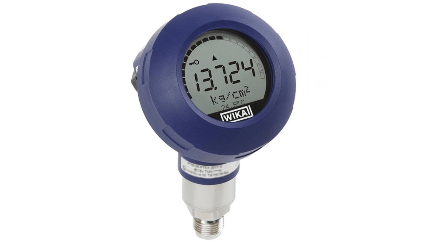 Sensor de presión manométrica WIKA, 0bar → 16bar, salida 4 - 20 mA