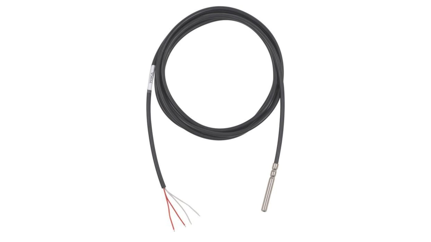 WIKA RTD RTD Sensor, 50mm Long, 3 Wire, +105°C Max