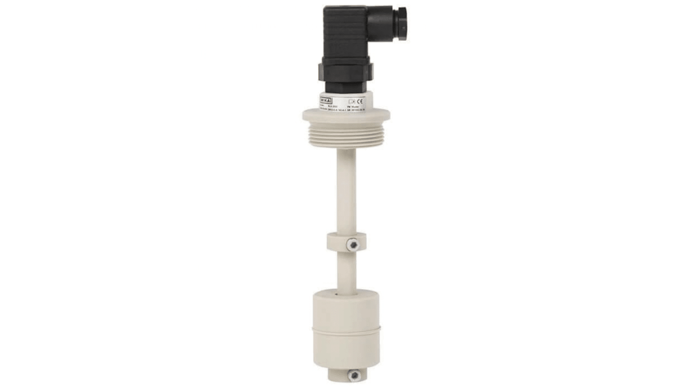 WIKA RLS-2000 Series Threaded Polypropylene Float Switch, Float, SPDT, 230V ac Max, 230V dc Max