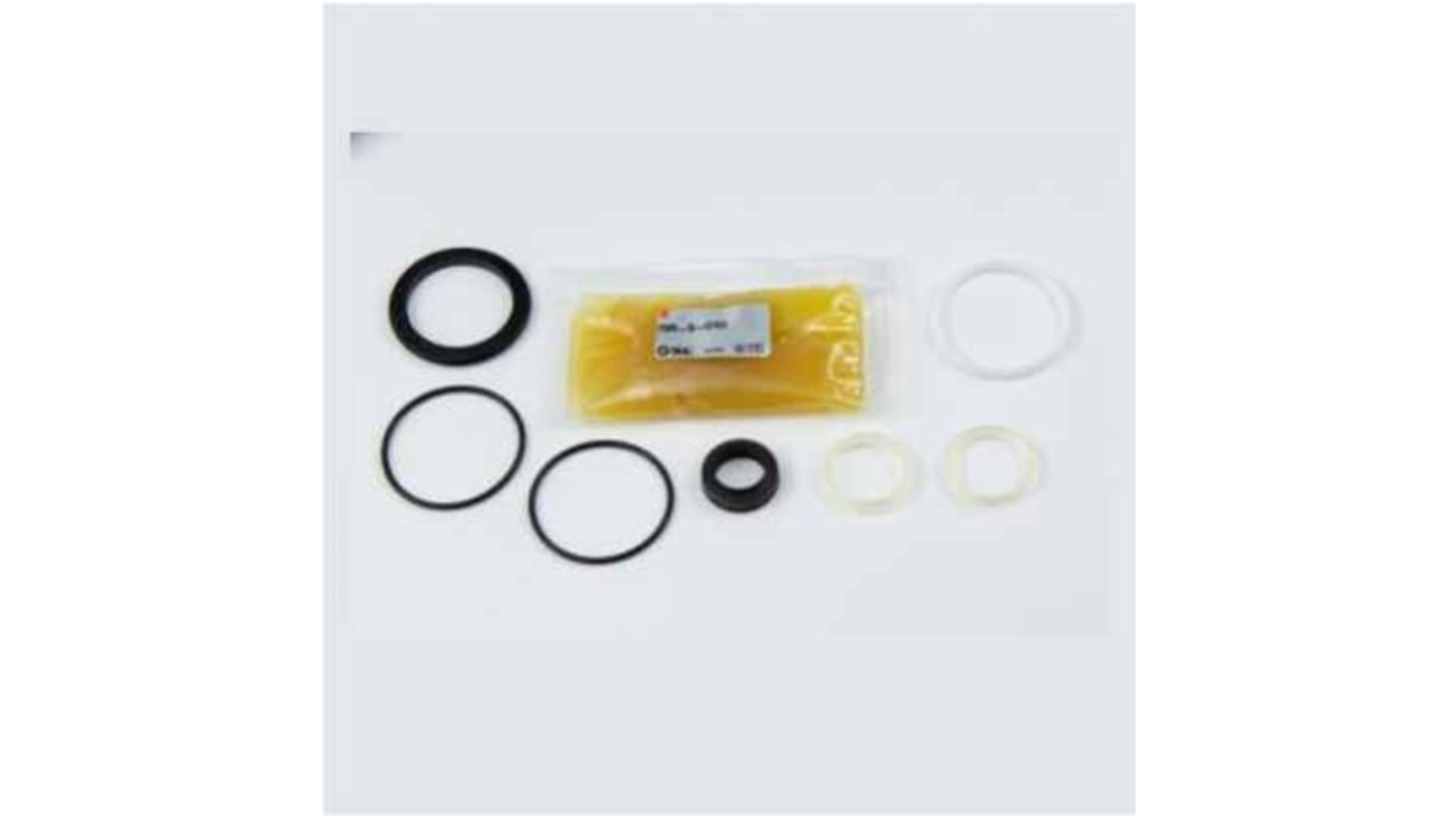 SMC Seal Kit for Tie Rod Cylinder NBR, Resin, Urethane, Kit Contents Cushion Seal, Cushion Valve Seal, Cylinder Tube