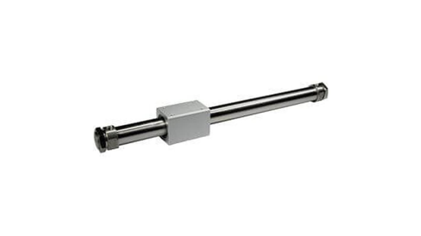 SMC Double Acting Rodless Pneumatic Cylinder 850mm Stroke, 32mm Bore