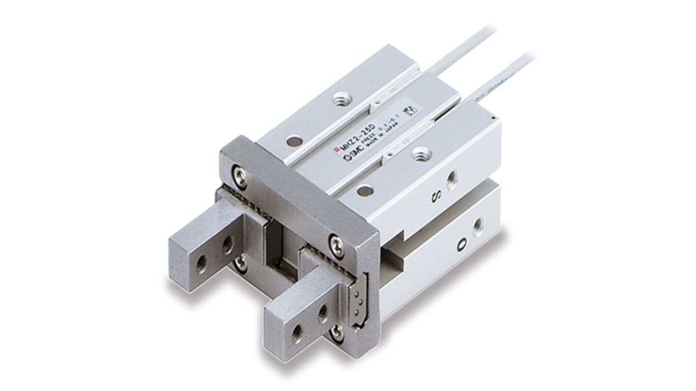 SMC MHz Pneumatikgreifer, Zweifach-Ausführung, 2 Greifarme, Parallel, 70 bar max.