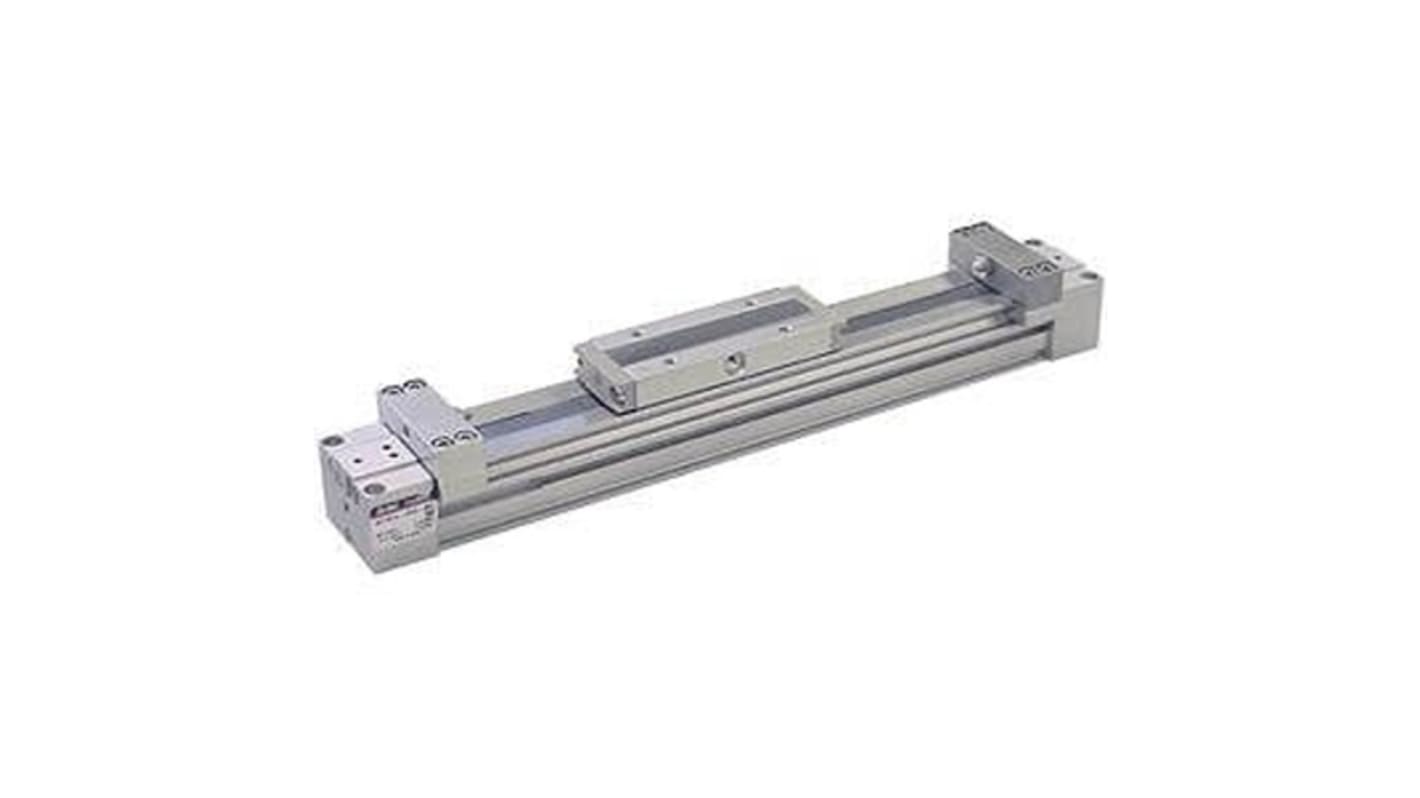 SMC Double Acting Rodless Pneumatic Cylinder 400mm Stroke, 20mm Bore