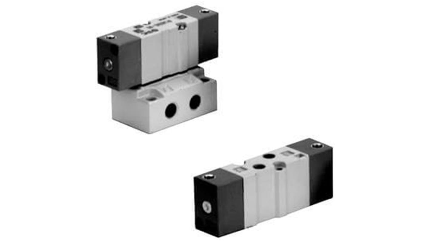 SMC Exhaust Center Pneumatic Solenoid Valve - Solenoid SYJA Series