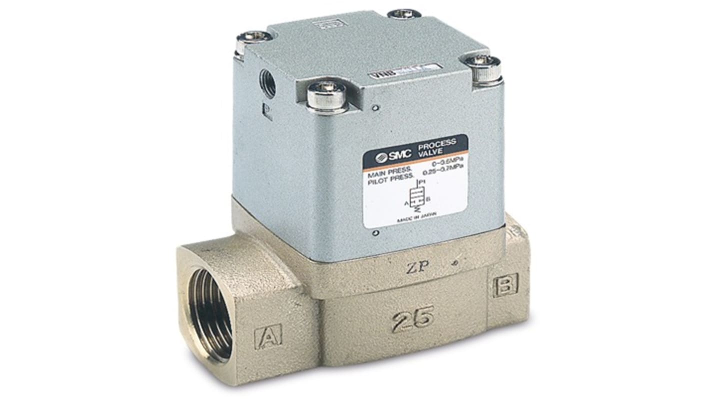 SMC Cylinder type Pneumatic Valve, G 1/8in, 1 MPa