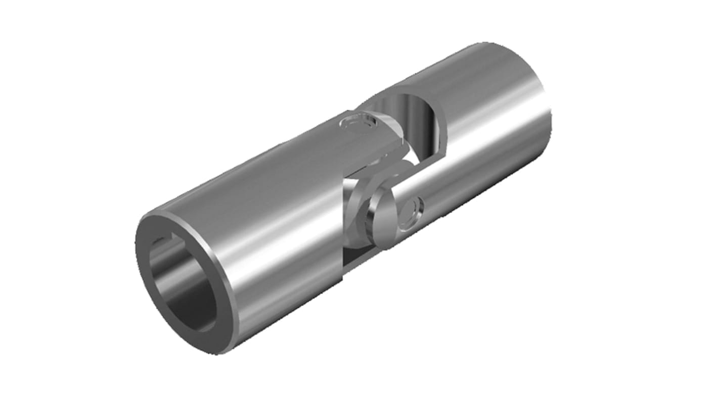 SKF Single Universal Joint Coupling, 25mm Outside Diameter, 12mm Bore, 74mm Length Coupler