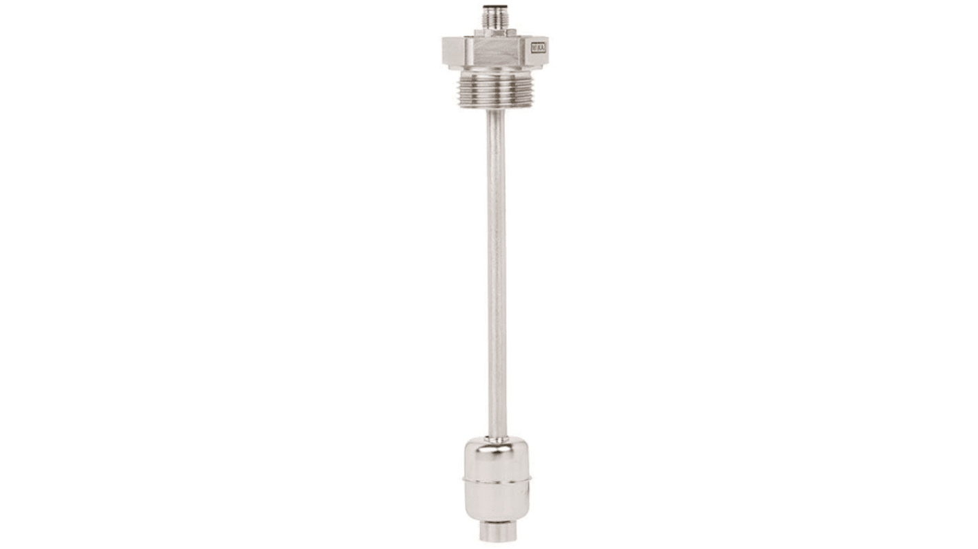 WIKA RLS-3000 Series Horizontal Stainless Steel Float Switch, Float, SPDT, 100V ac Max, 100V dc Max