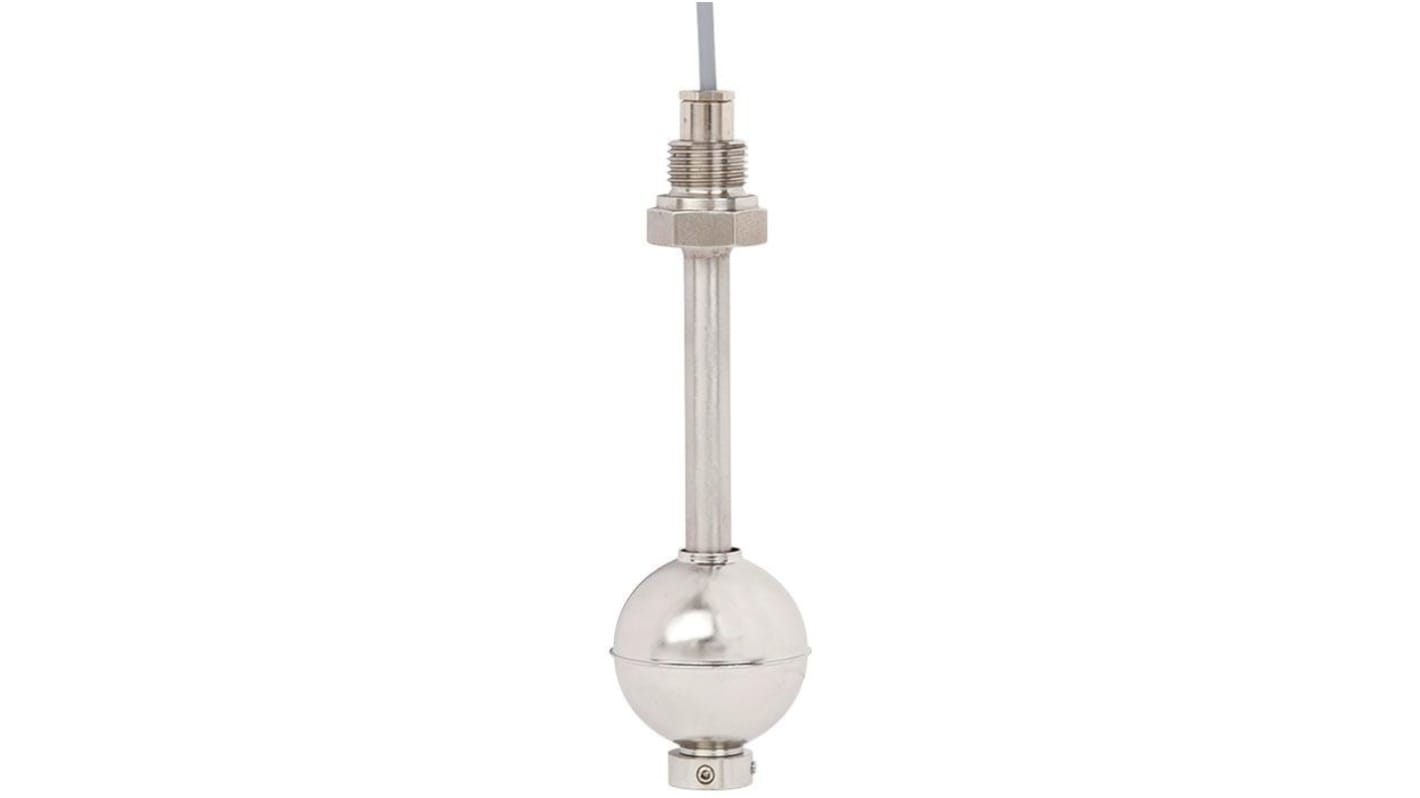 WIKA ERL Series Threaded Stainless Steel Float Switch, Float, 2m Cable, SPST, 50V ac Max, 75V dc Max