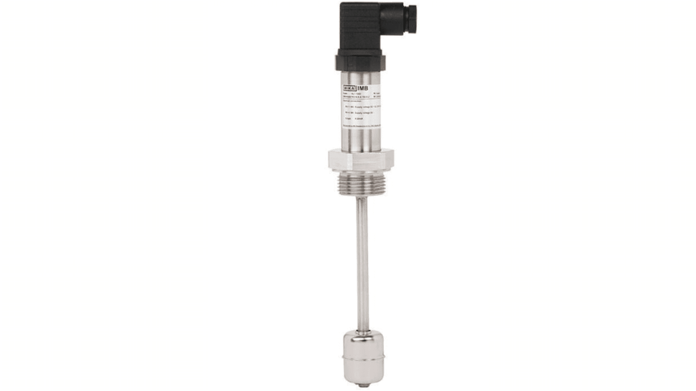 WIKA RLT-1000 Series Horizontal Stainless Steel Float Switch, Float, 290mm Cable, 32V dc Max