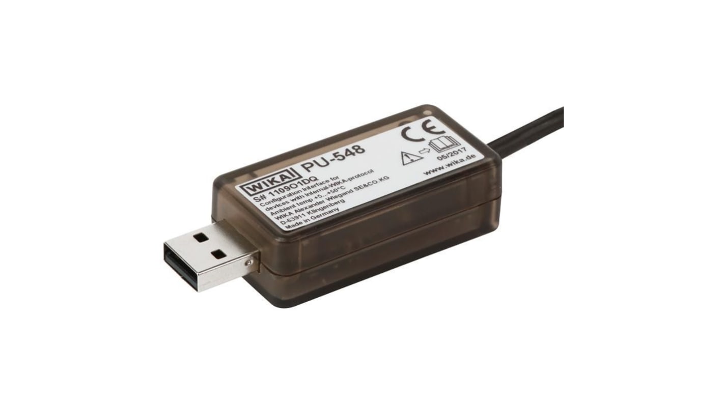 Transmisor de temperatura WIKA serie PU, para USB