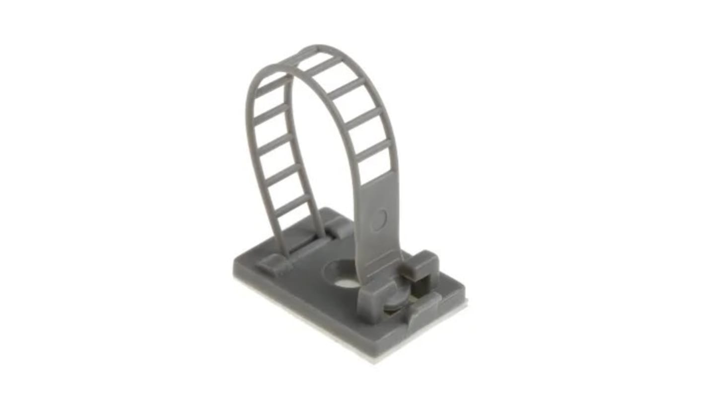 Clip serre-câbles RS PRO, Ø max 26mm en Nylon type Pince ajustable