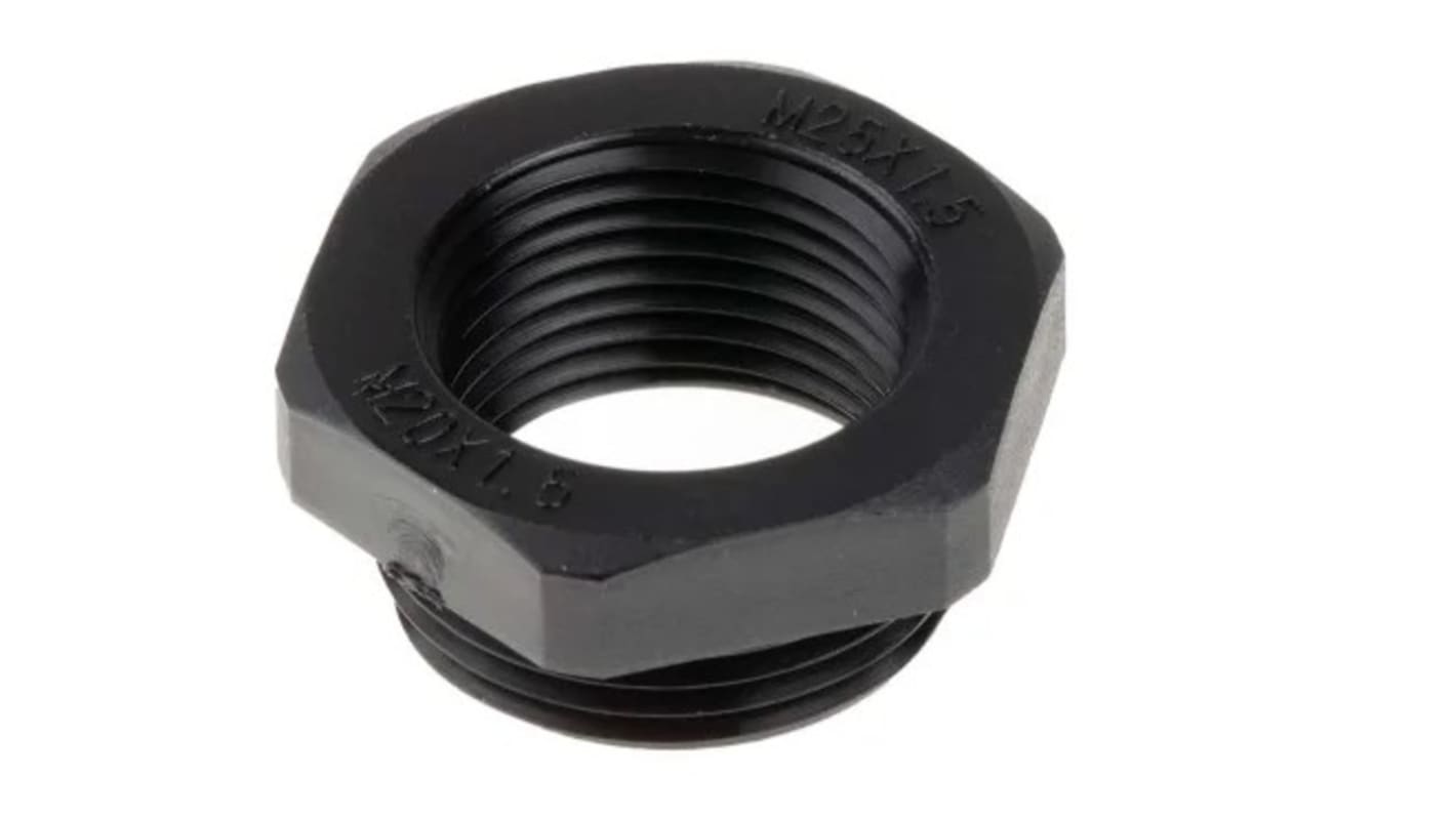 RS PRO Cable Gland Adaptor, M25 Exterior Thread, M20 Interior Thread ...