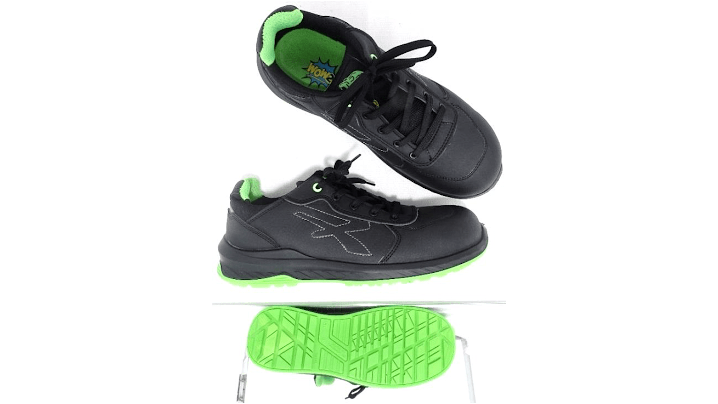 Zapatos de seguridad Unisex UPower de color Negro, Verde, S3 SRC