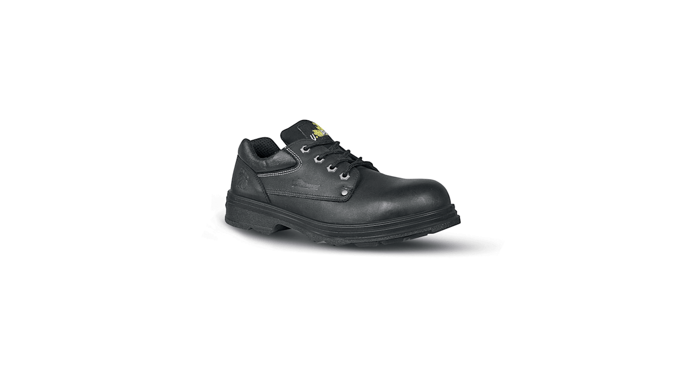 UPower UM Unisex Black Composite Toe Capped Safety Shoes, UK 4
