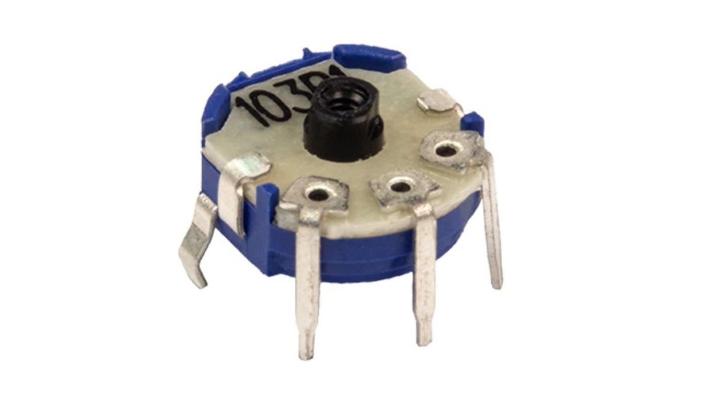 Bourns Rotary Audio Potentiometer 1-Gang, PDB081-P10-103B1