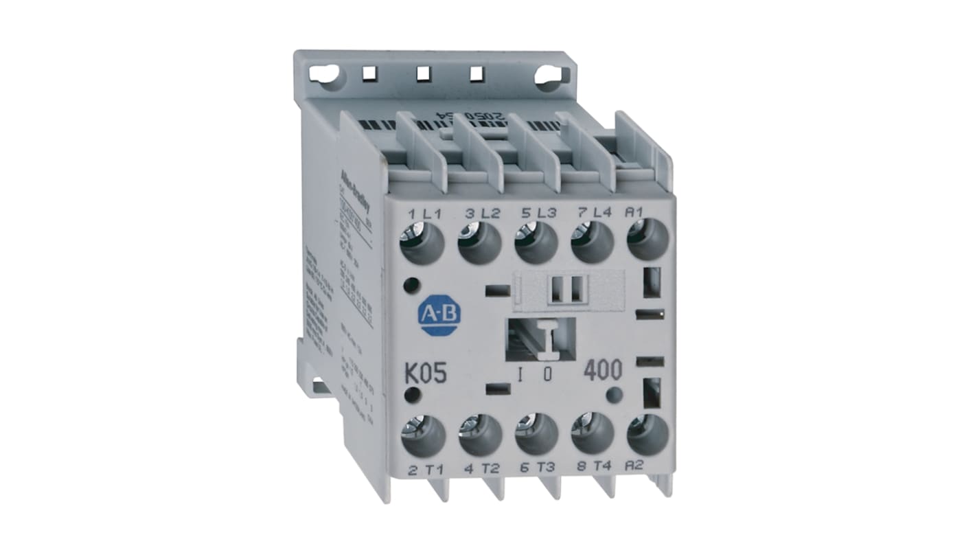 Contattore Rockwell Automation, serie 100-K, 4 poli, 2 NA e 2 NC, 5 A, 8,3 kW, bobina 230 V c.a.