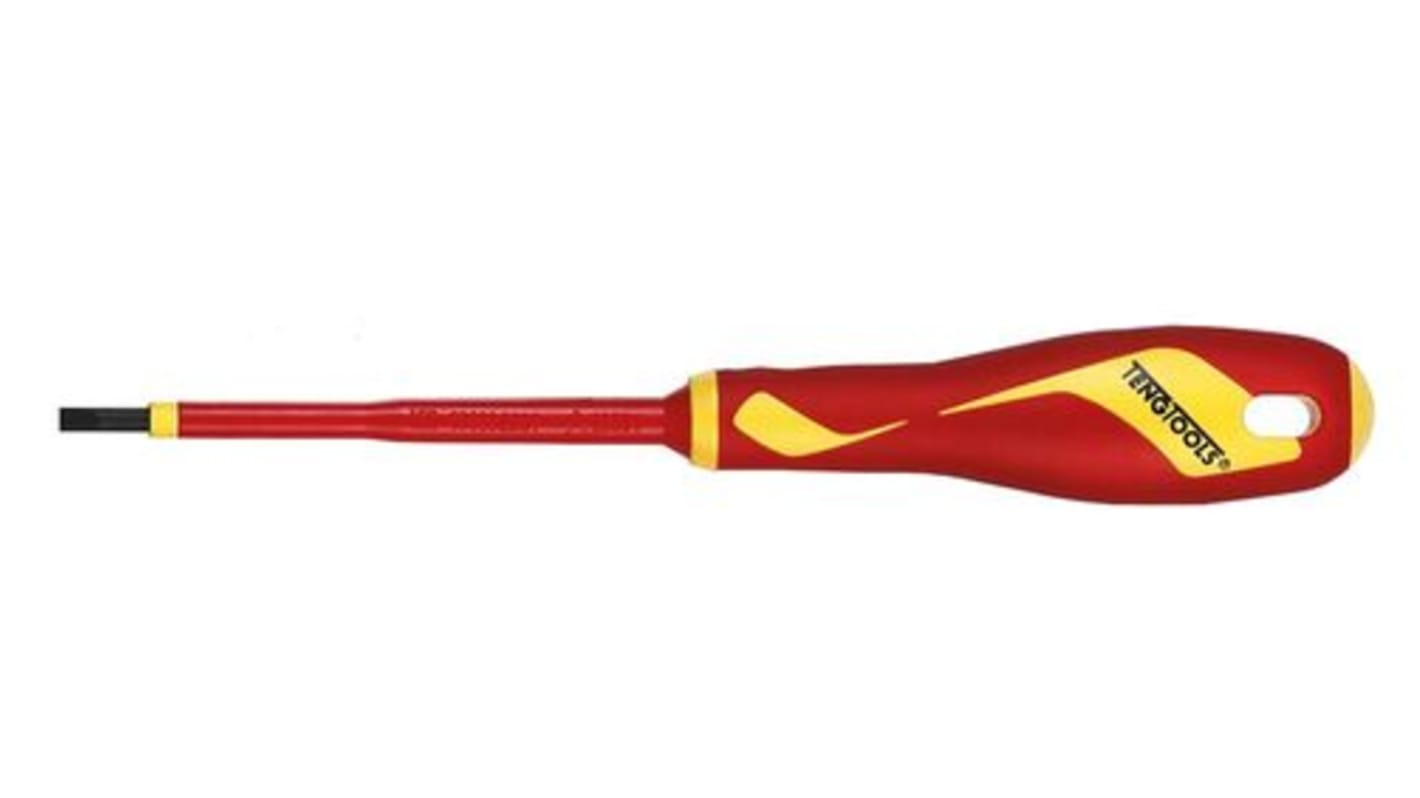 Teng Tools Slotted Insulated Screwdriver, PH2 Tip, VDE/1000V