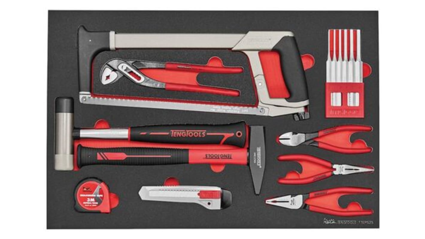 Teng Tools 25 Piece General Tool Set Tool Kit with Foam Inlay