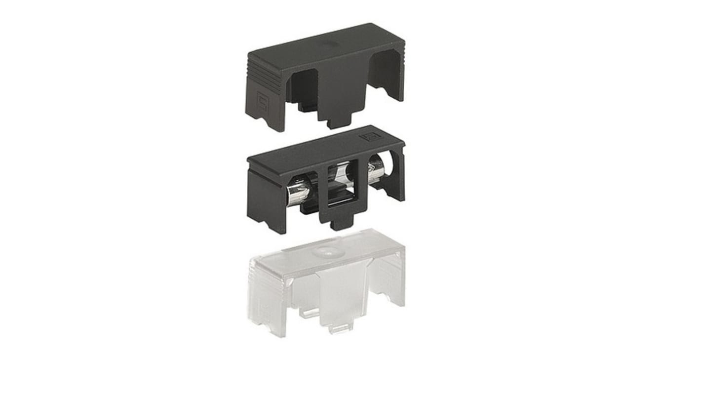 Schurter OGN-SMD Series Thermoplastic Fuse Cover for 5 x 20mm Fuse