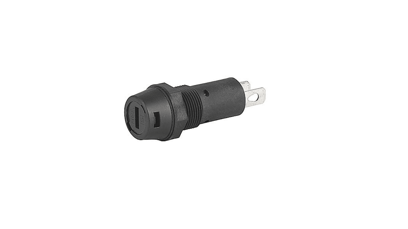 Schurter Biztosítéktartó, 5 x 20mm-hez, 10A, 250V ac, FPG1