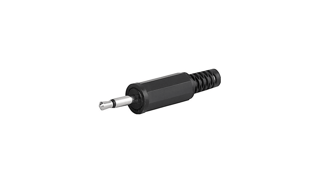 Connettore jack, 2.5 mm, Maschio, Montaggio su cavo