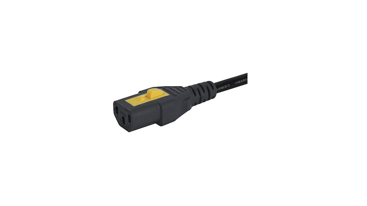 Cordon d'alimentation Schurter, Connecteur CEI C13 vers CEE 7/7, 5m