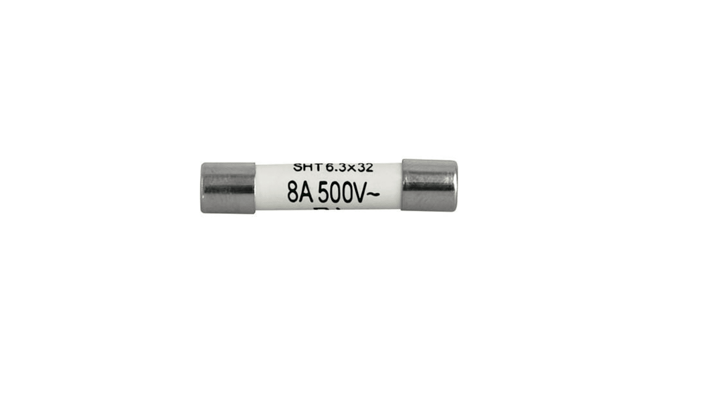 Fusibile a cartuccia Schurter, 2.5A, Ø 6.3 x 32mm, T, 500V ca