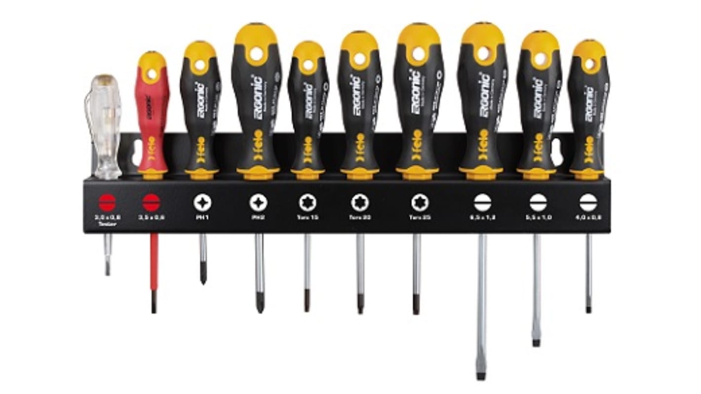 Felo Torx Insulated & Standard Screwdriver Set, 10-Piece