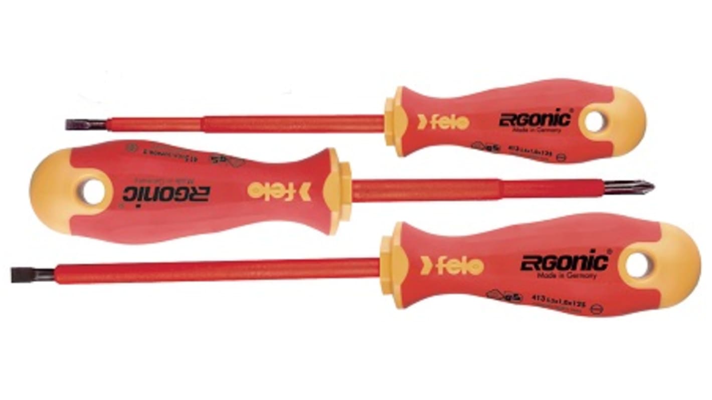 Felo Phillips Insulated Screwdriver Set, 3-Piece