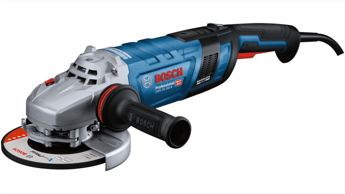 Bosch GWS 30-180 B, 230V Netz Winkelschleifer / 2800W, Scheiben-Ø 180mm 8500U/min