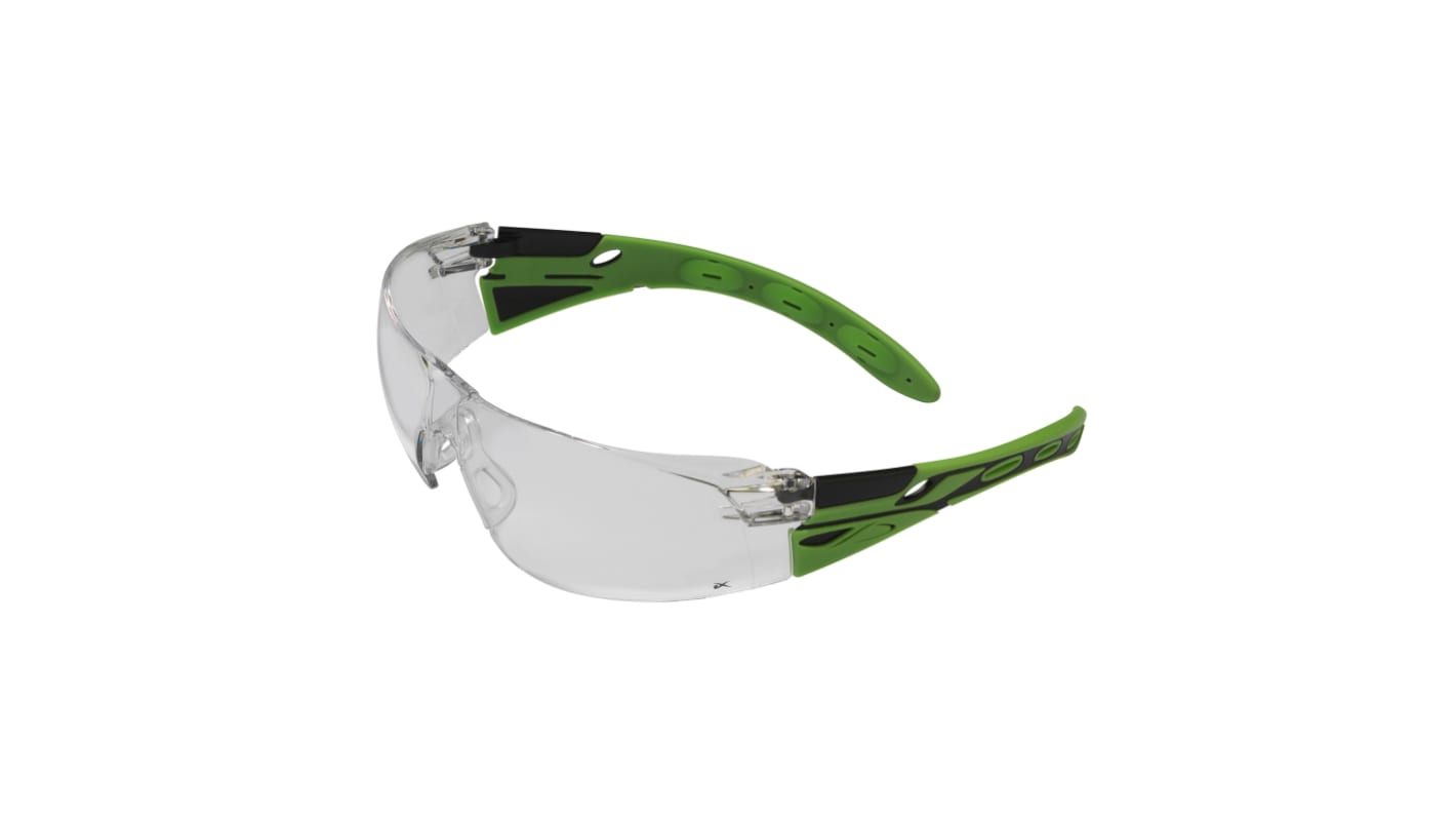 Gafas de seguridad JSP EIGER, color de lente , lentes transparentes, protección UV, antirrayaduras, antivaho