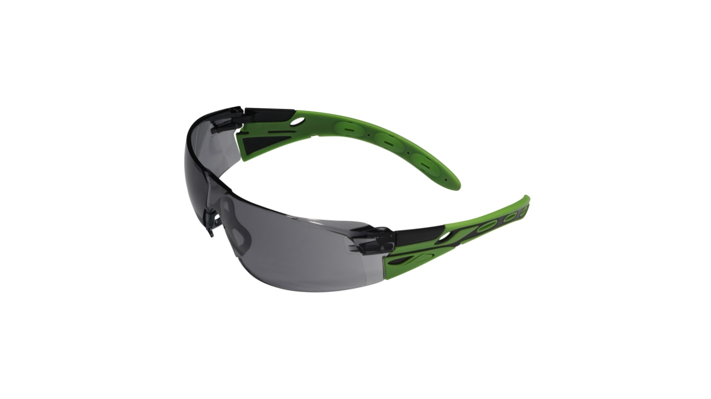 Gafas de seguridad JSP EIGER, color de lente Humo, antirrayaduras, antivaho