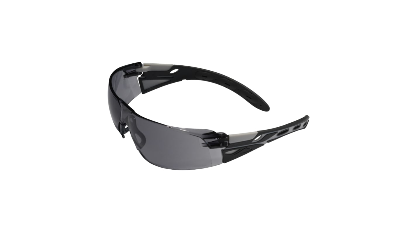 JSP EIGER Anti-Mist Safety Spectacles, Smoke Polycarbonate Lens