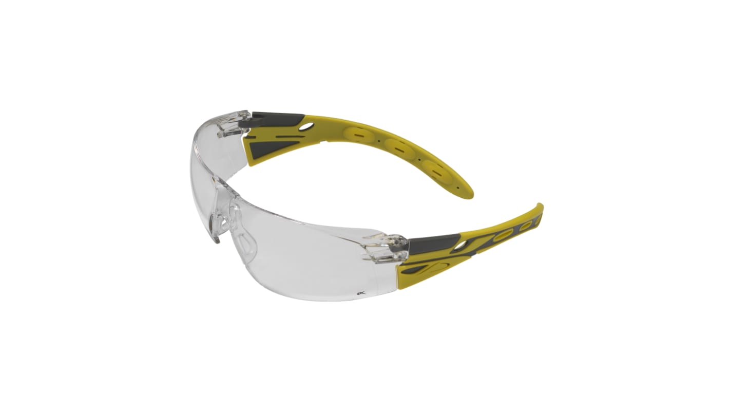 Gafas de seguridad JSP EIGER, color de lente Humo, protección UV, antirrayaduras, antivaho