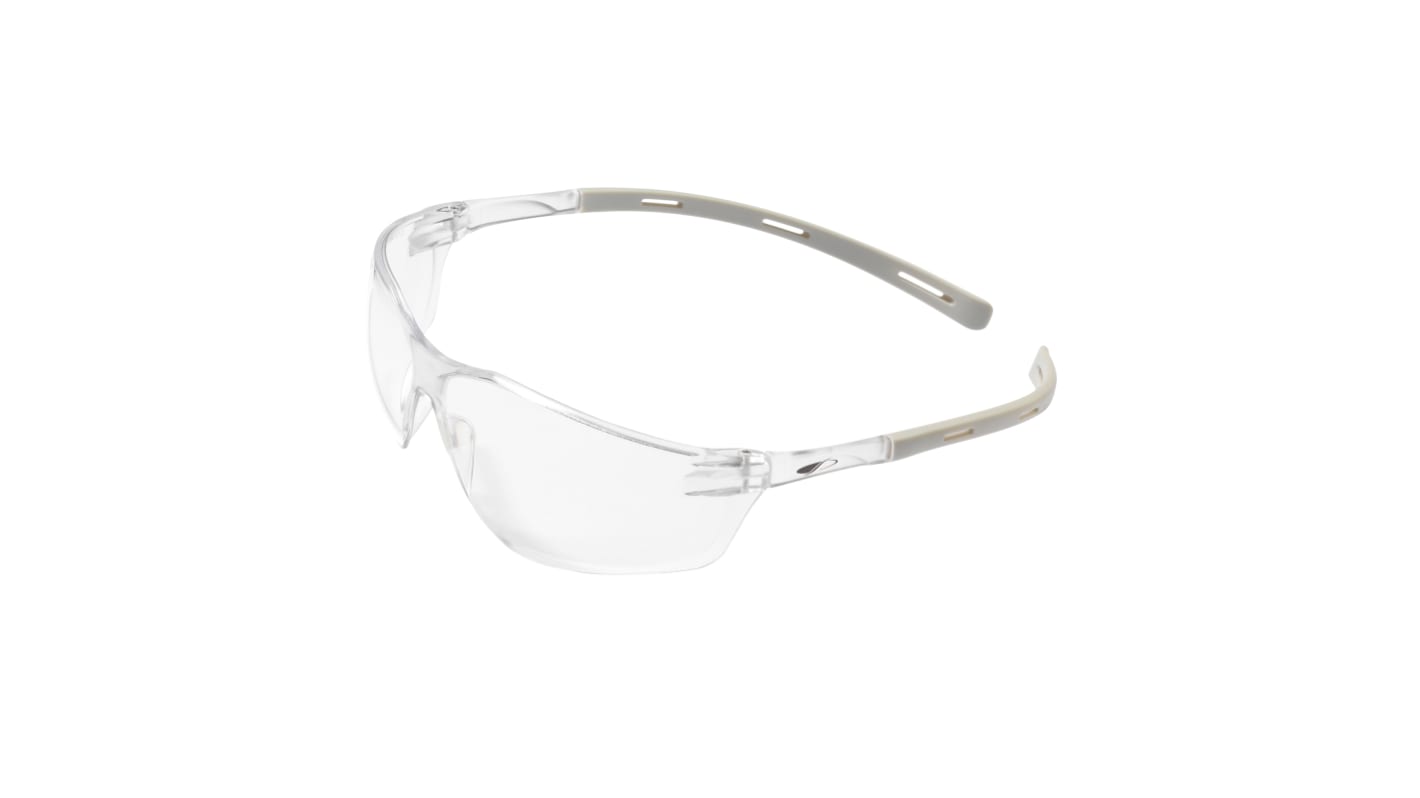 JSP RIGI Anti-Mist UV Safety Glasses, Clear Polycarbonate Lens