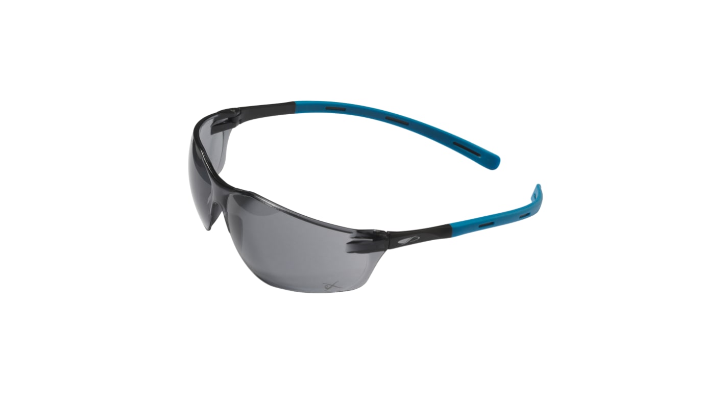 Lunettes de protection JSP RIGI Fumée Polycarbonate antibuée, Résistant aux rayures