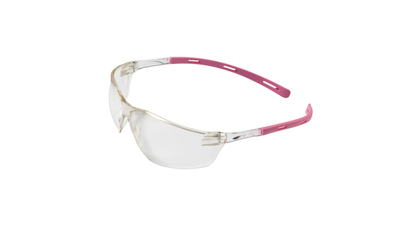 Gafas de seguridad JSP RIGI, color de lente , lentes transparentes, protección UV, antirrayaduras