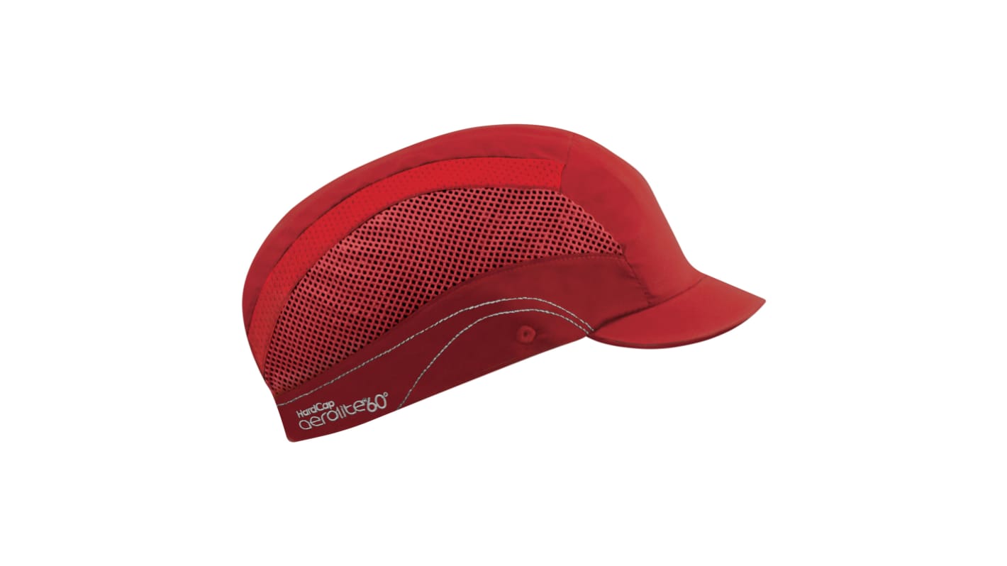 Gorra antigolpes Micro JSP de color Rojo