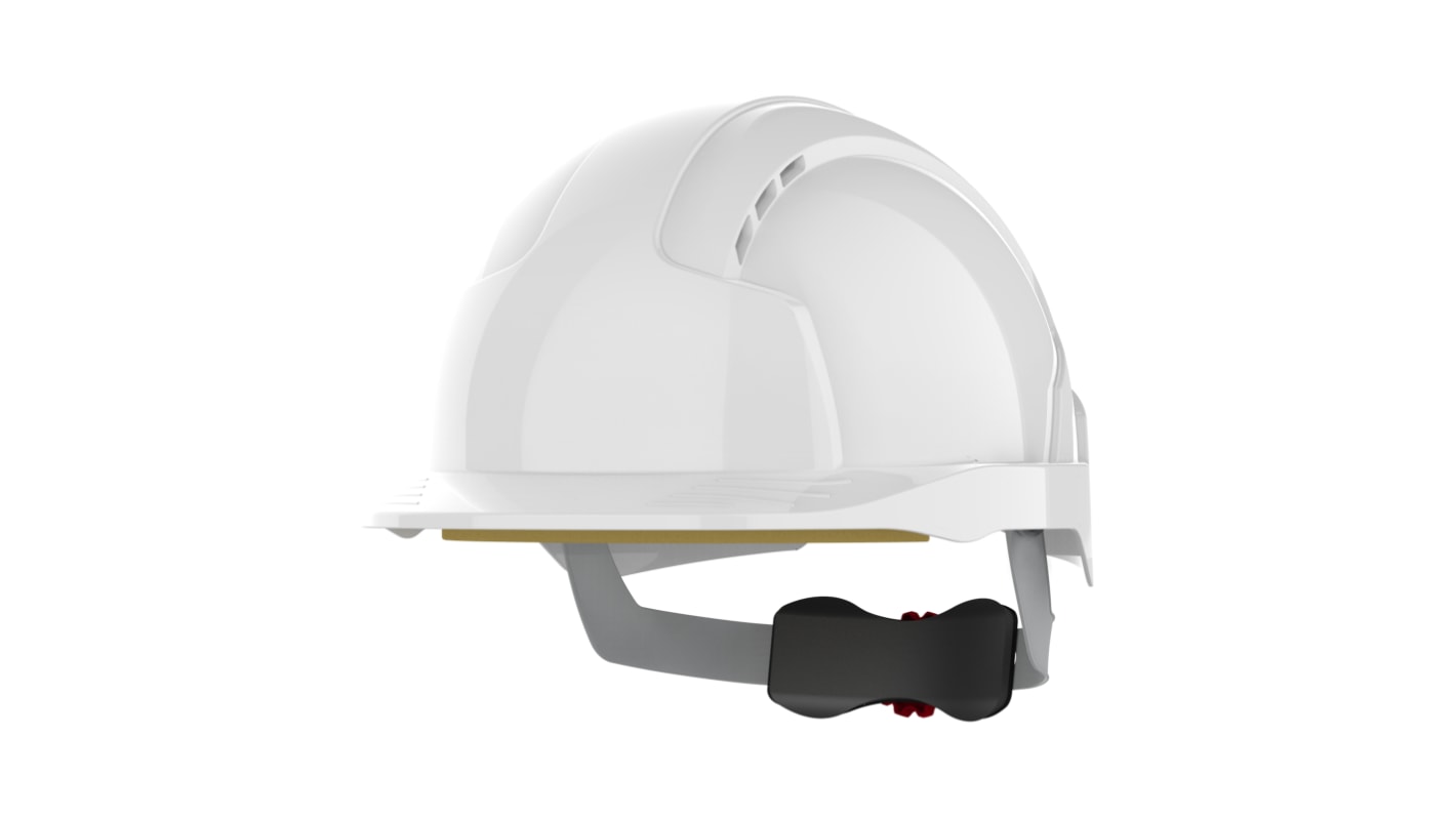 JSP EVOLite White Safety Helmet , , Ventilated