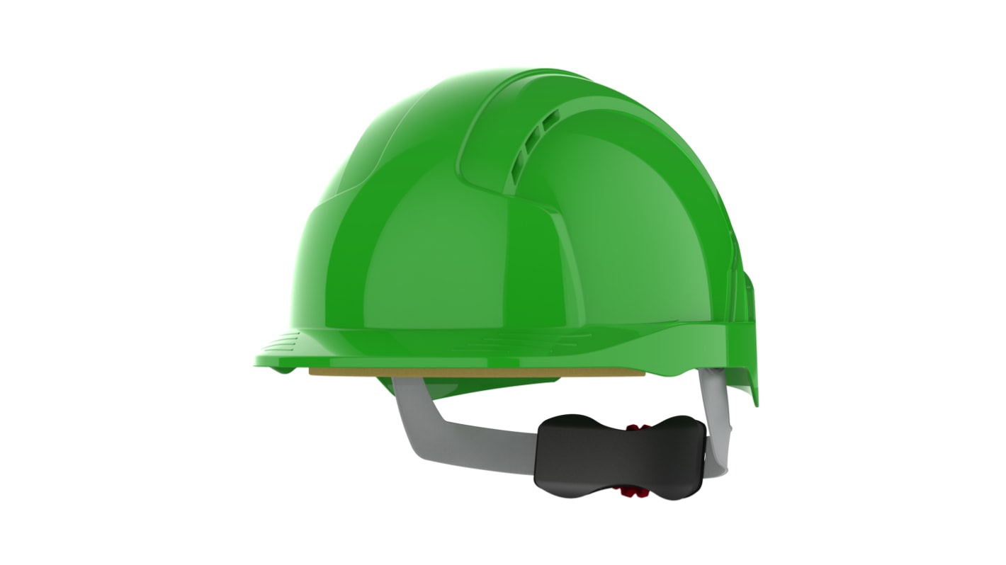 JSP EVOLite Green Safety Helmet , , Ventilated