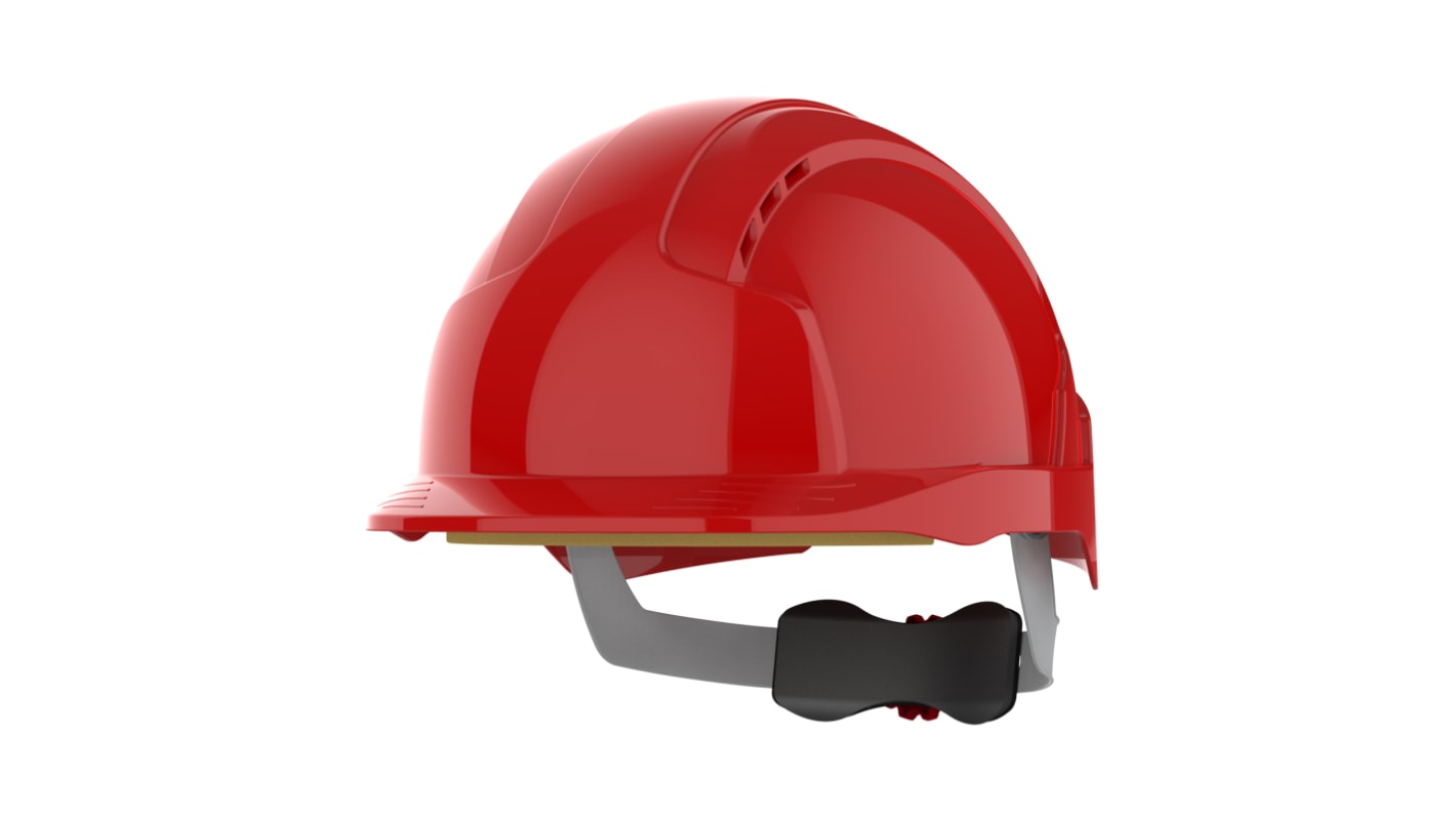 JSP EVOLite Red Safety Helmet , , Ventilated