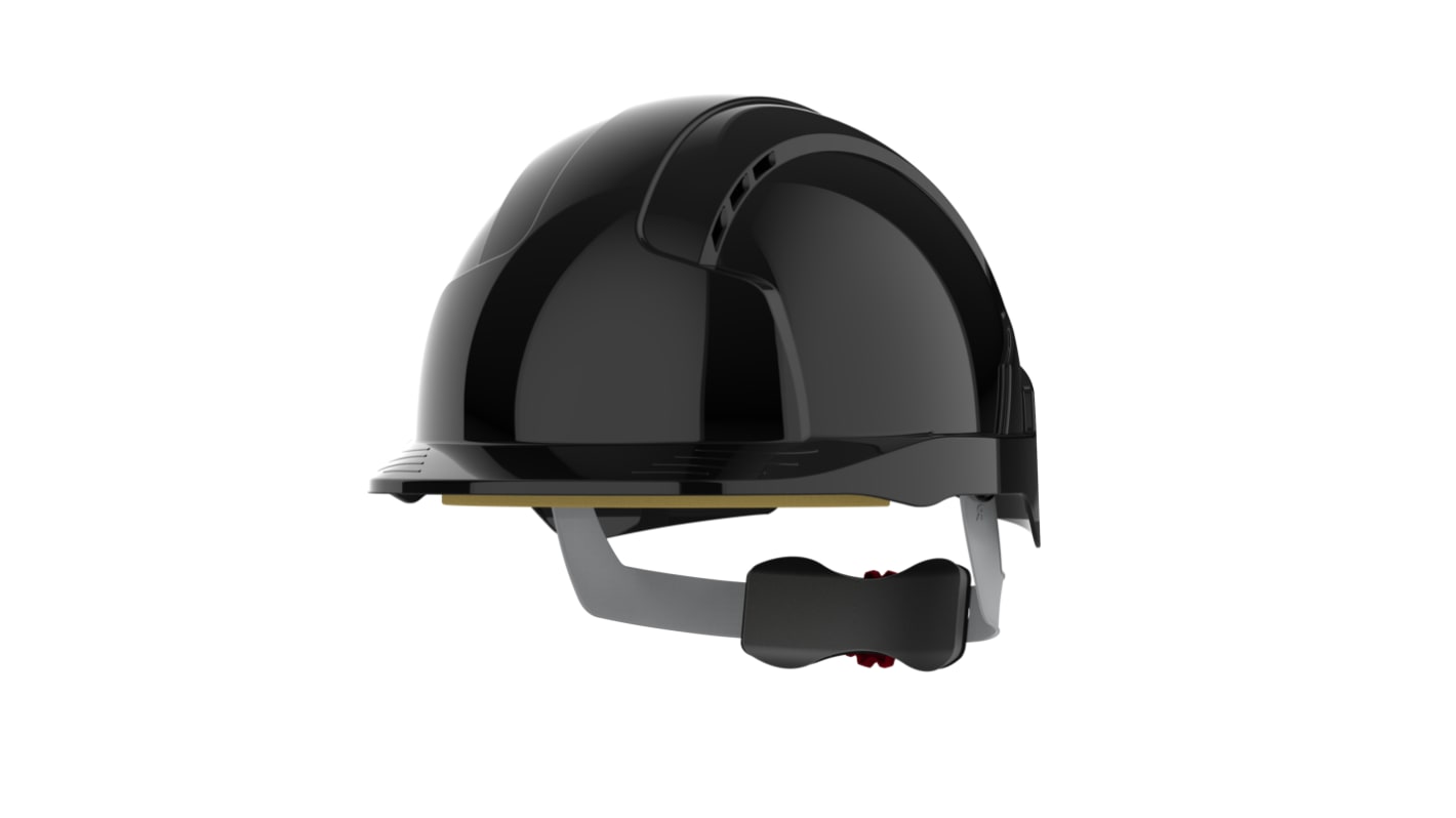 Casco di sicurezza Ventilato JSP EVOLite in ABS , col. Nero