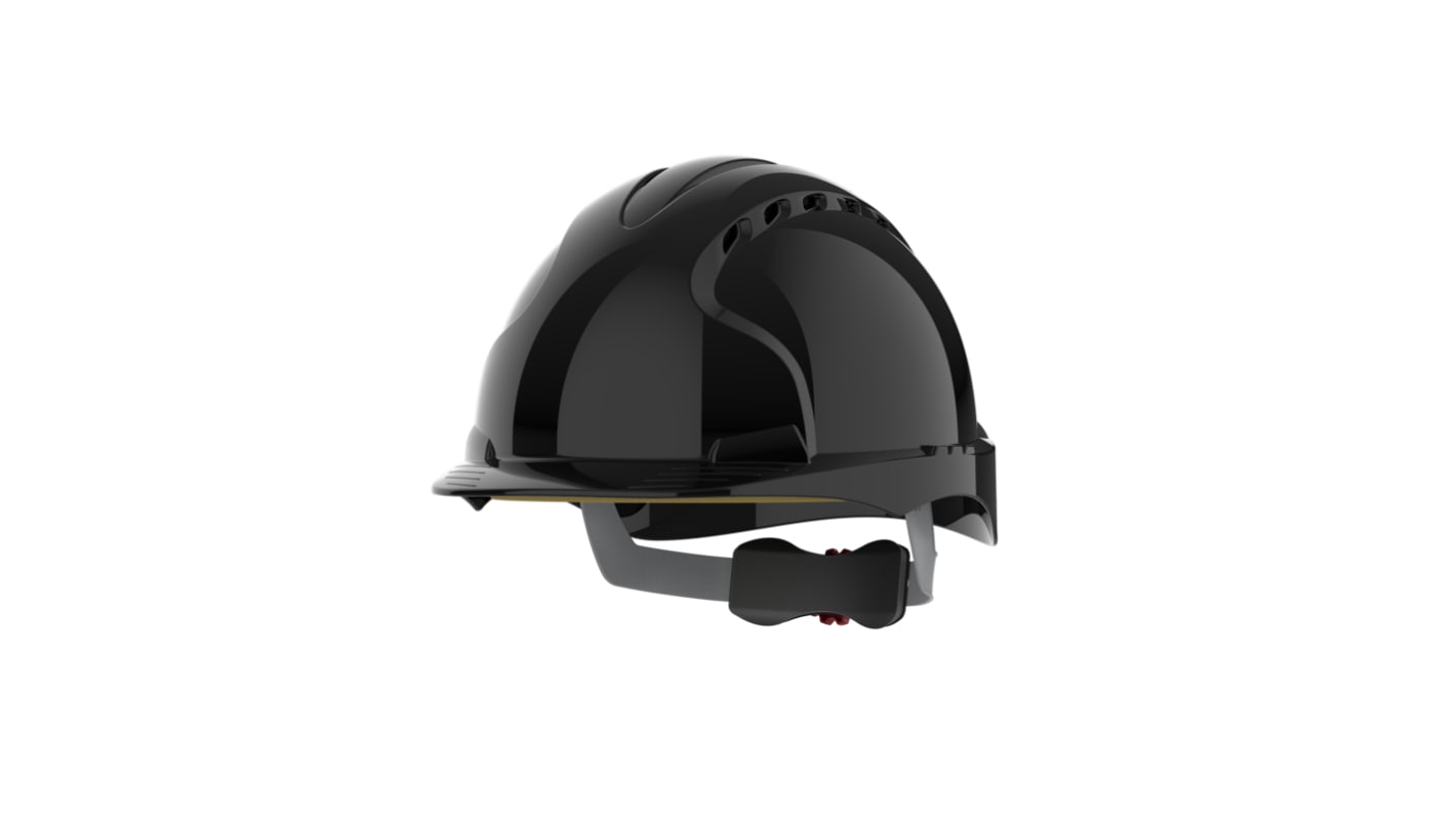 JSP EVO3 Black Safety Helmet , , Ventilated