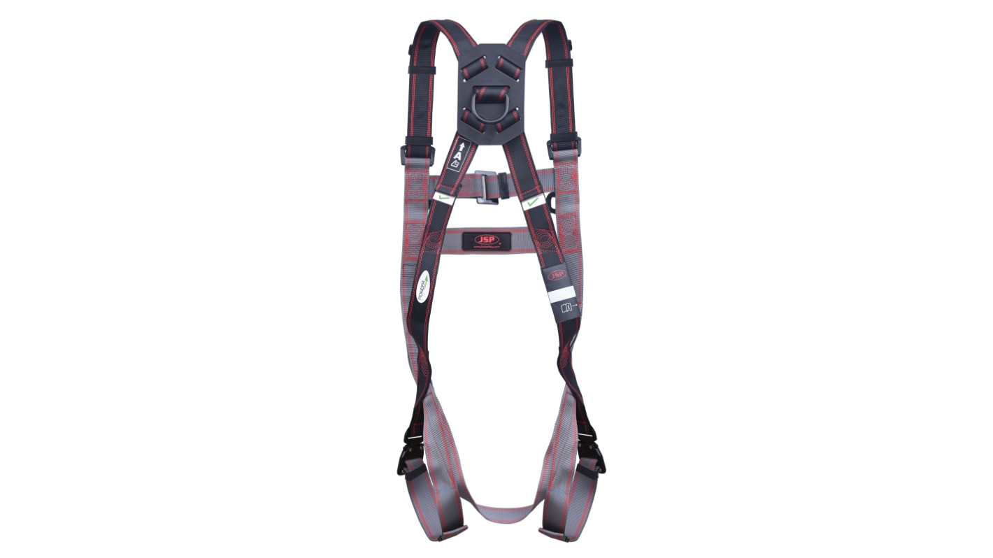 JSP FAR0209 Front, Rear, Shoulders Attachment Fall Arrest Harness, 140kg Max, Universal