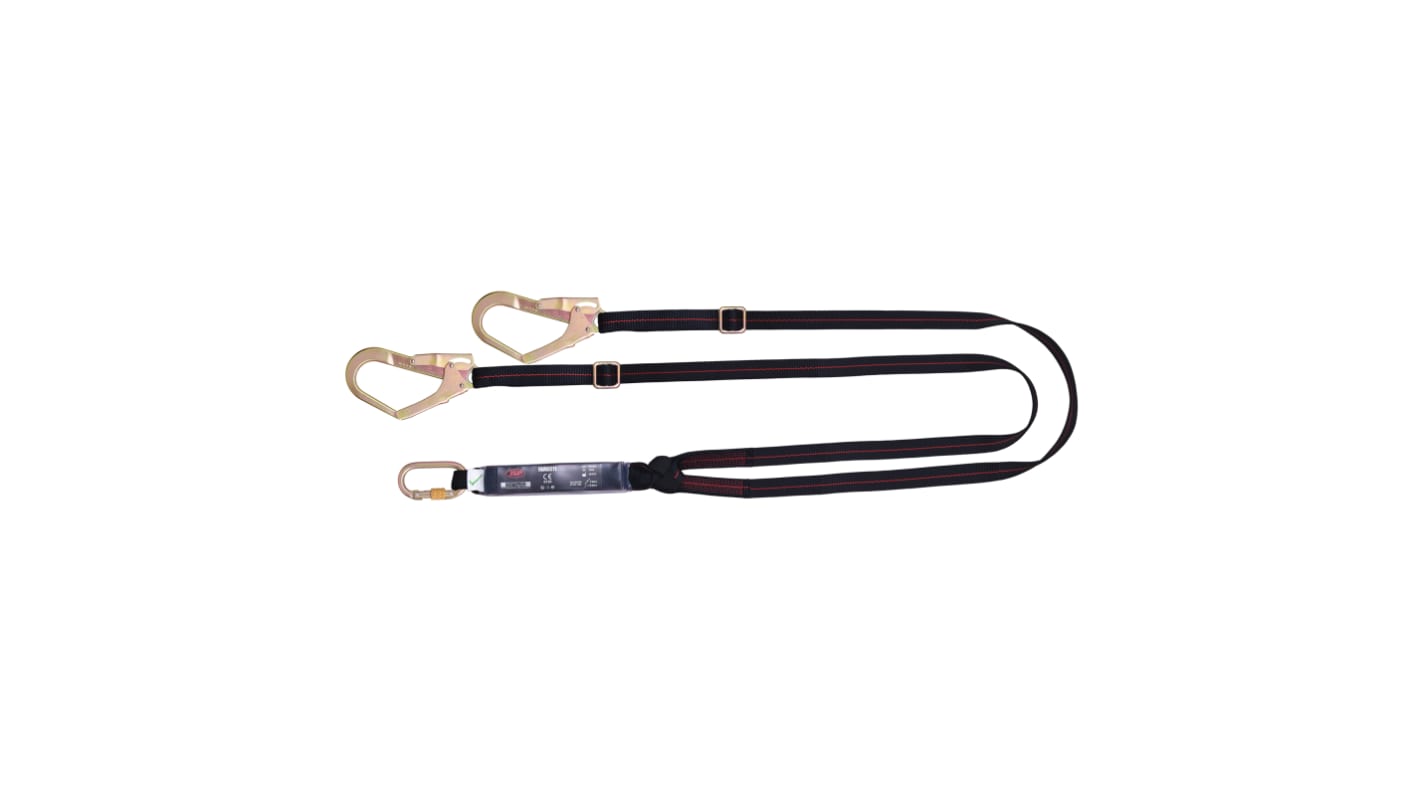 JSP 2m Fall Arrest Fall Arrest Lanyard Screw Karabiner Twin